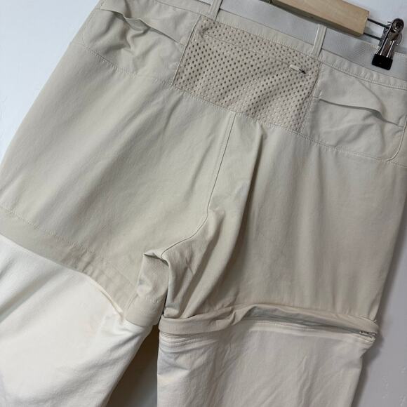 Outdoor Voices Women's RecTrek Pants Shorts Cargo Zip Off Convertible Cream XS - Picture 8 of 10
